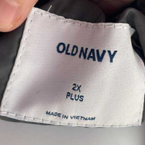 Old Navy Soft Brushed Gray Leopard Print Coat Size 2X - Picture 5 of 7